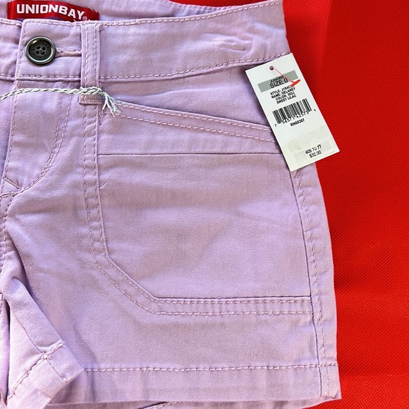 NWT lilac colored size 0 by Union Bay shorts - Picture 4 of 9
